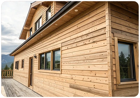 Cypress siding