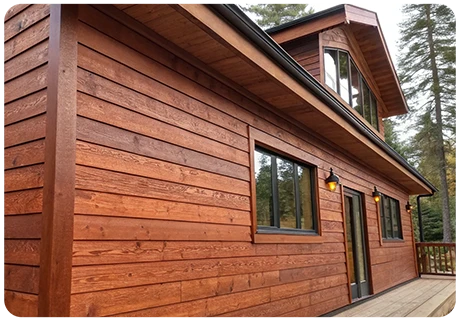 Redwood siding